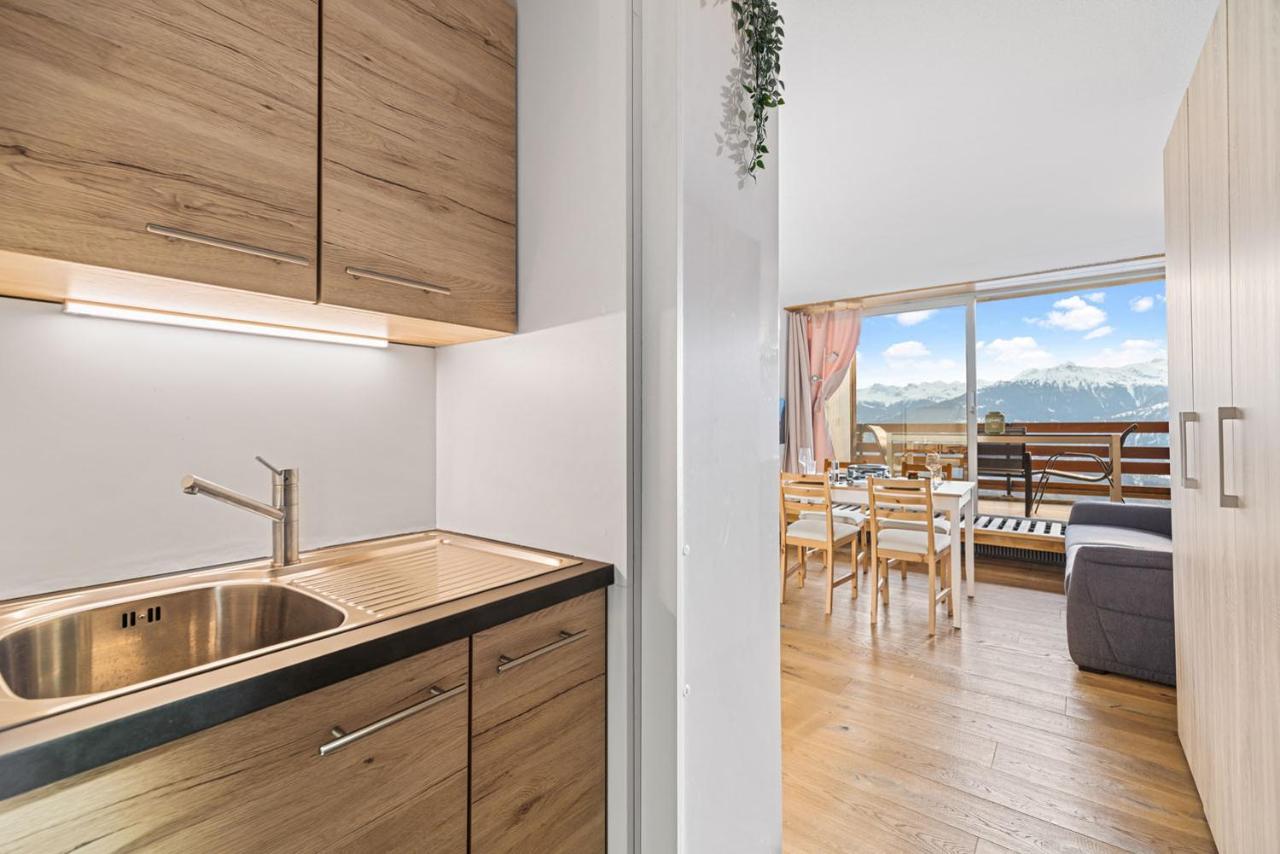 Chaleureux Studio A Anzere, Accessible A Ski, Proche De Tout Exterior photo