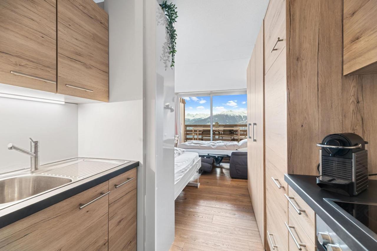 Chaleureux Studio A Anzere, Accessible A Ski, Proche De Tout Exterior photo