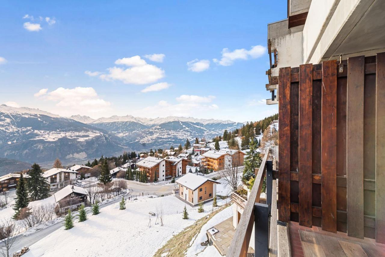 Chaleureux Studio A Anzere, Accessible A Ski, Proche De Tout Exterior photo
