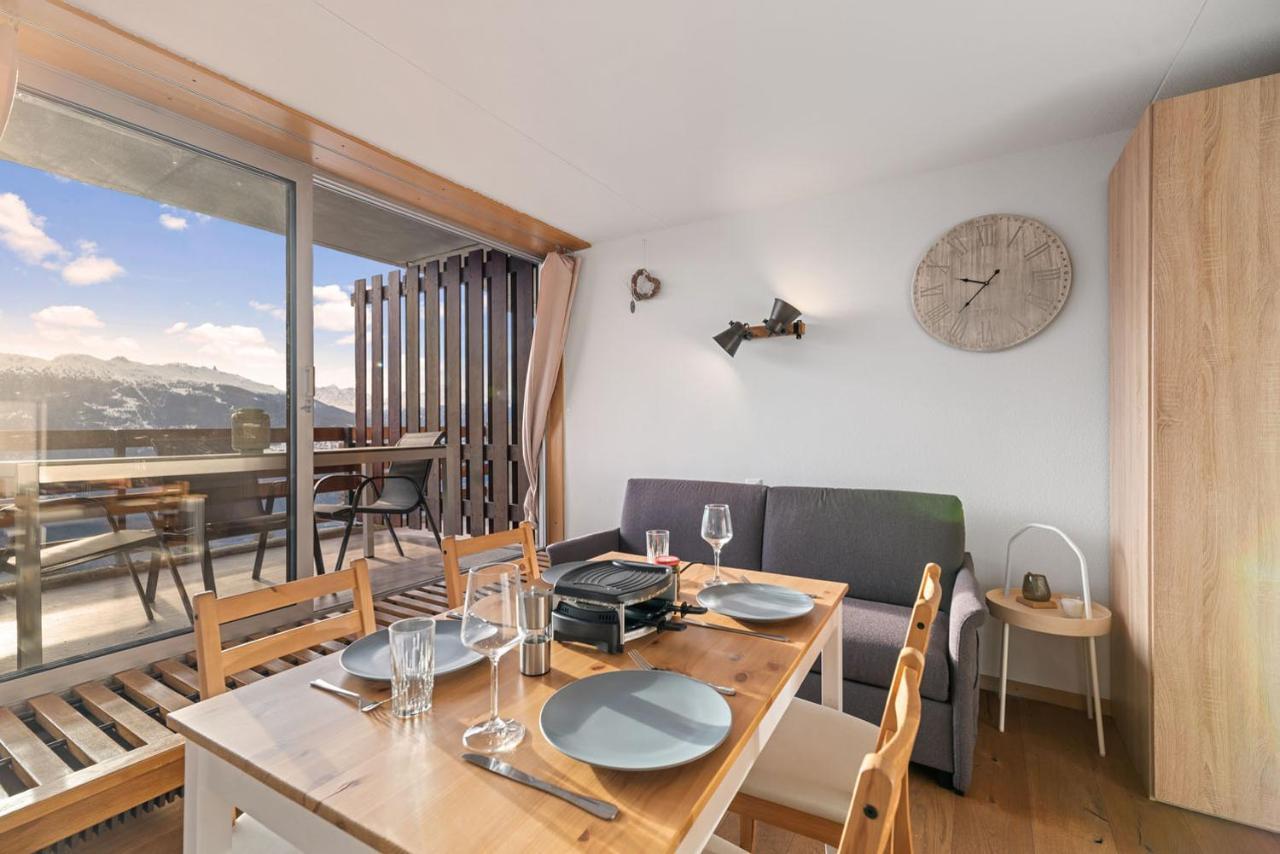 Chaleureux Studio A Anzere, Accessible A Ski, Proche De Tout Exterior photo